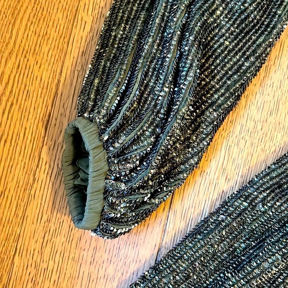 Retrofete Grace Green Sequin Dress Size XS - Picture 12 of 13